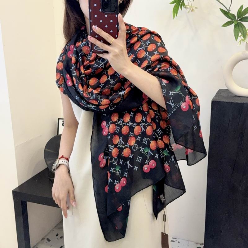 LV silk scarf 90-180cm E19 (9)