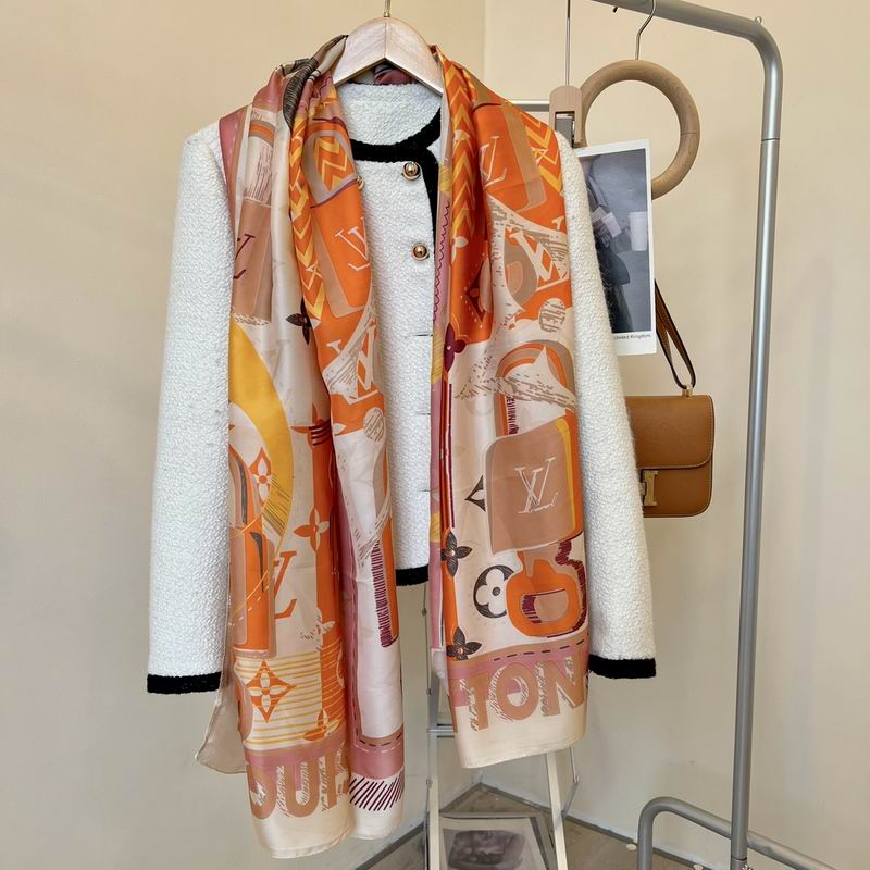 LV silk scarf 90-180cm E33 (11)