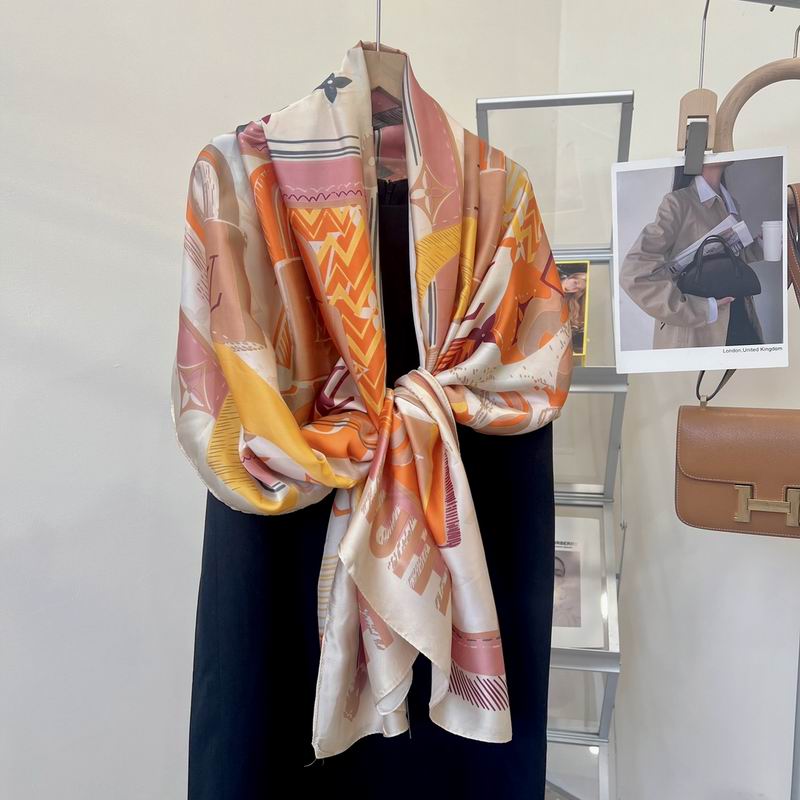 LV silk scarf 90-180cm E33 (13)