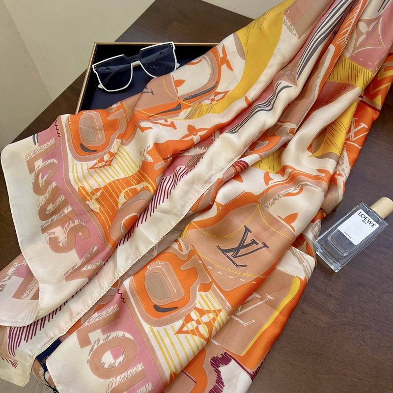 LV silk scarf 90-180cm E33 (14)