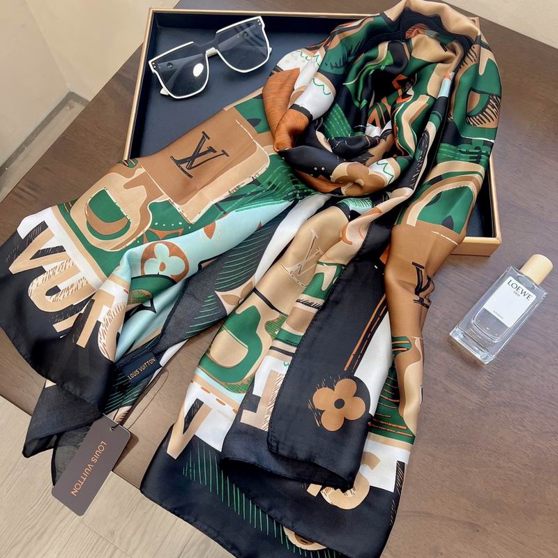 LV silk scarf 90-180cm E33 (22)