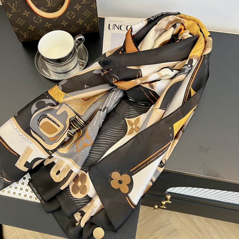 LV silk scarf 90-180cm E33 (3)