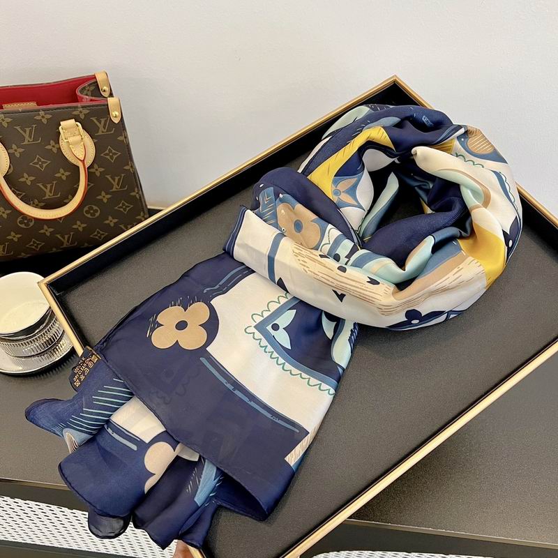 LV silk scarf 90-180cm E33 (7)