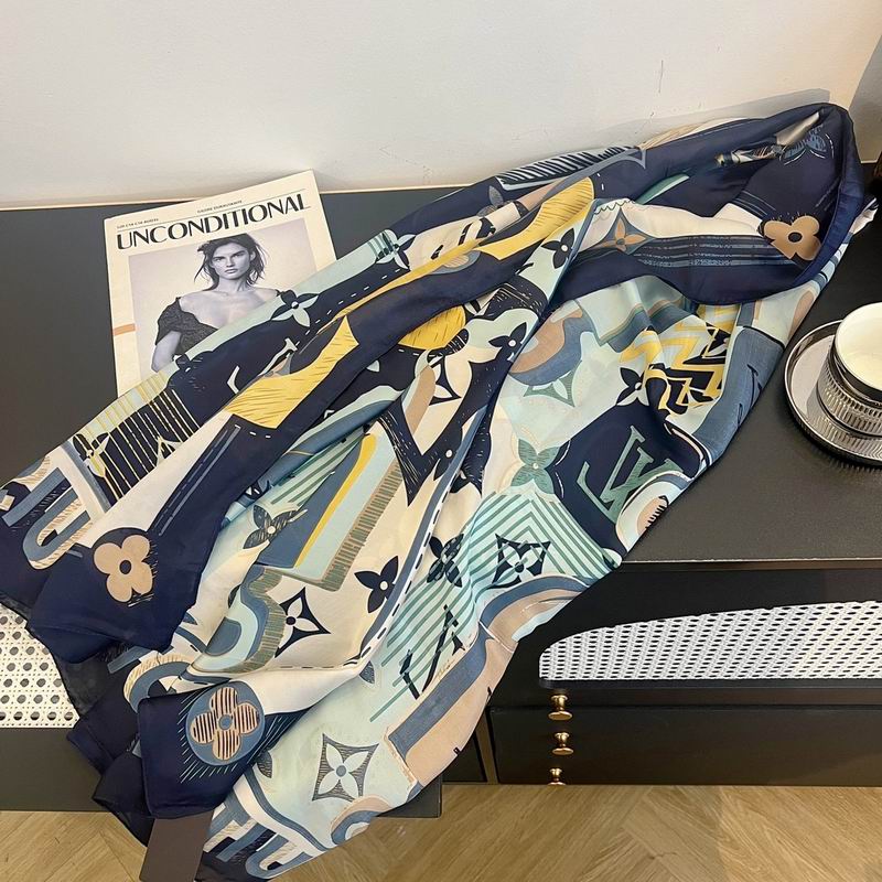 LV silk scarf 90-180cm E33 (8)