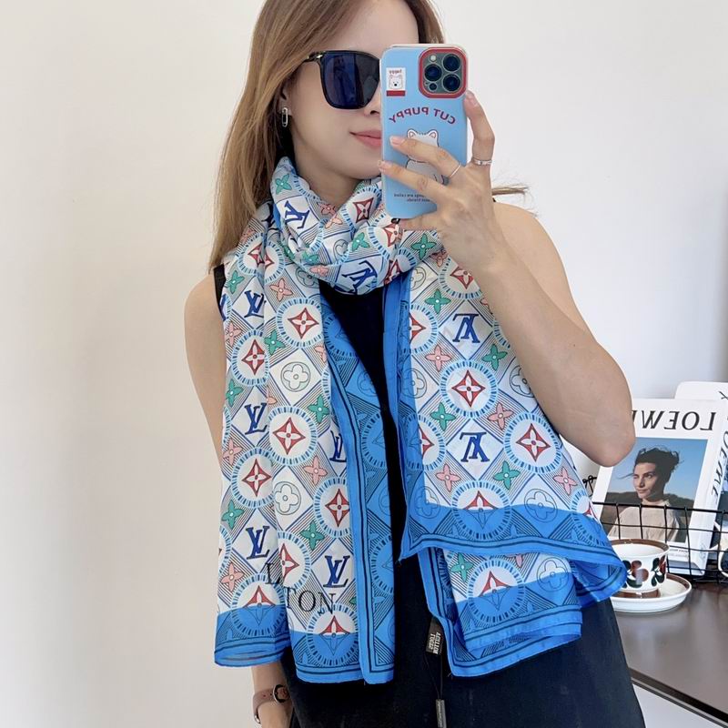 LV silk scarf 90-180cm E43 (11)