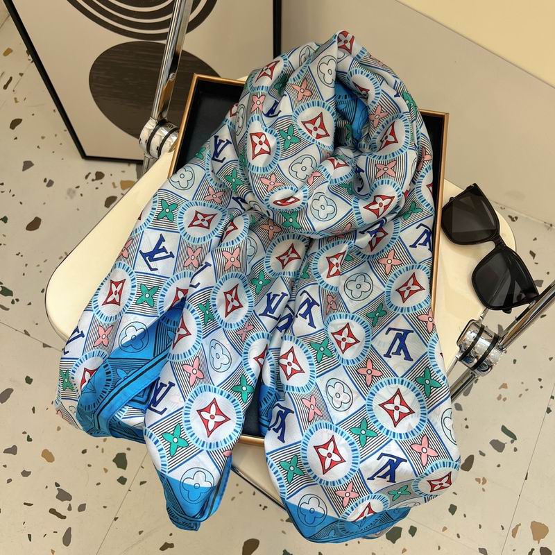 LV silk scarf 90-180cm E43 (17)