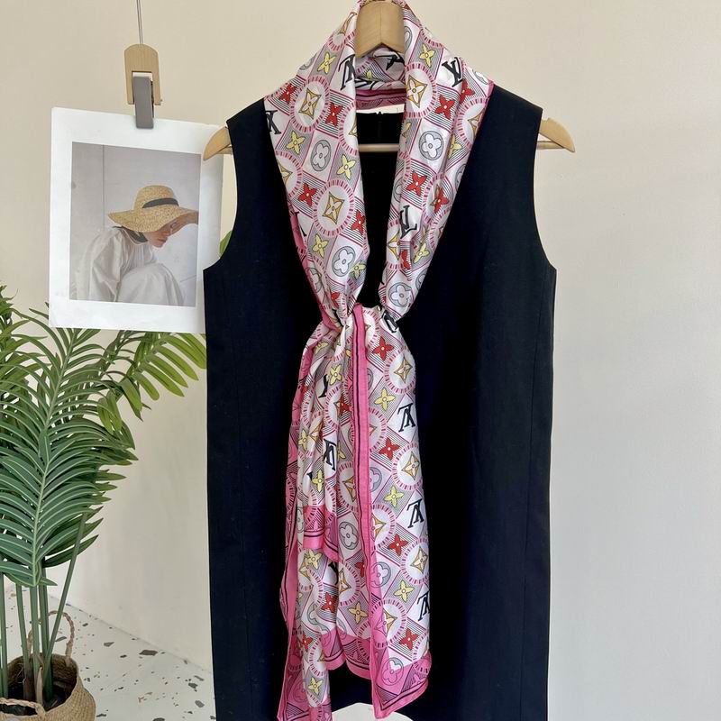 LV silk scarf 90-180cm E43 (2)