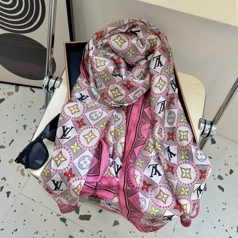 LV silk scarf 90-180cm E43 (3)