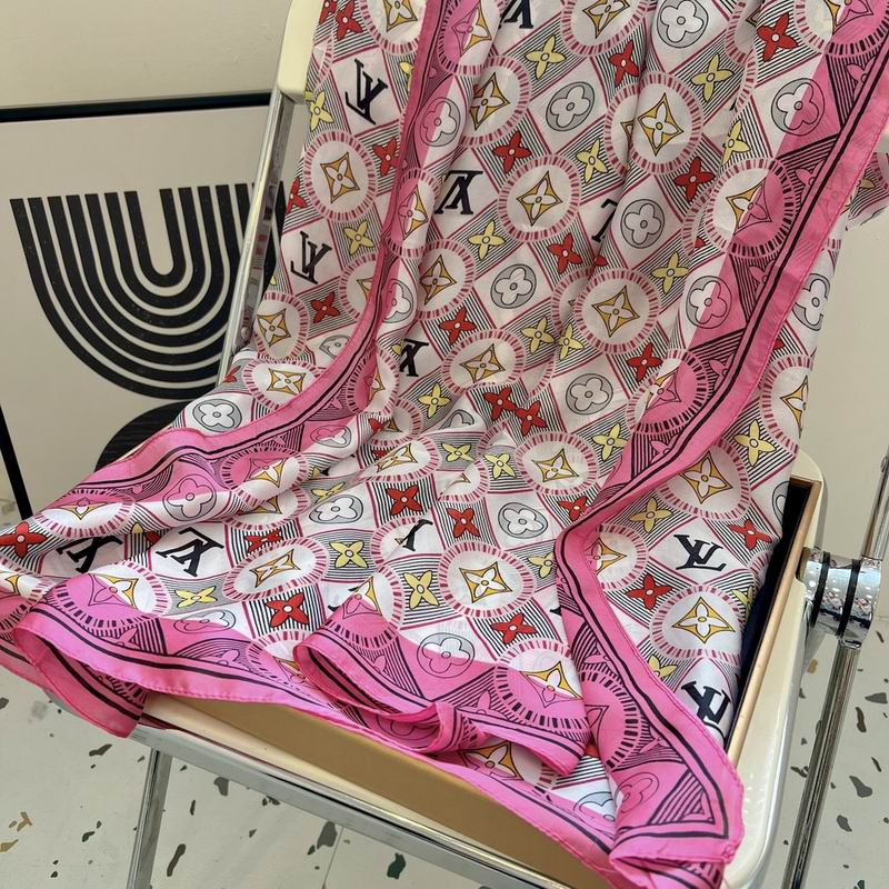 LV silk scarf 90-180cm E43 (4)