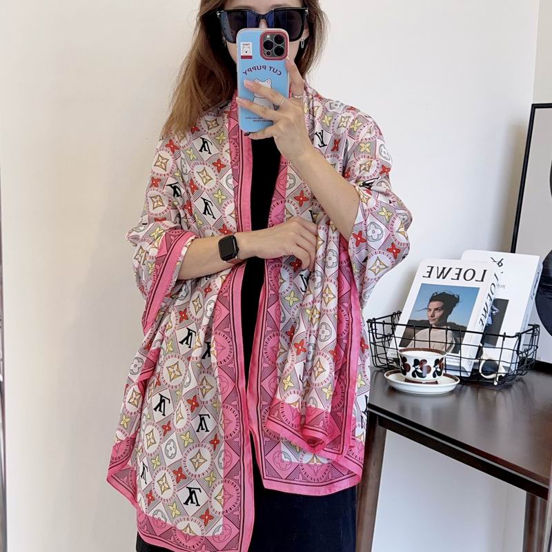 LV silk scarf 90-180cm E43 (7)
