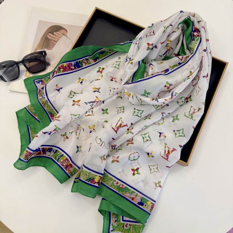 LV silk scarf 90-180cm E58 (2)