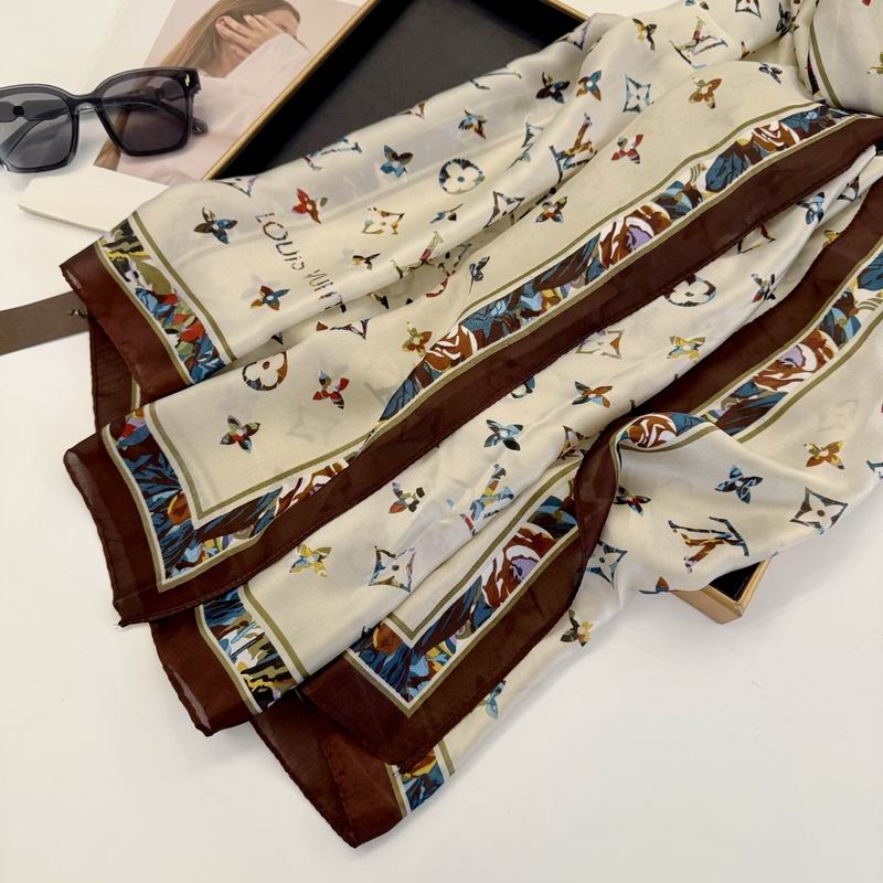 LV silk scarf 90-180cm E58 (7)