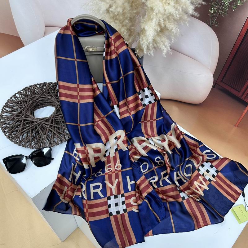 Burberry silk Scarf 90-180cm E19 (26)