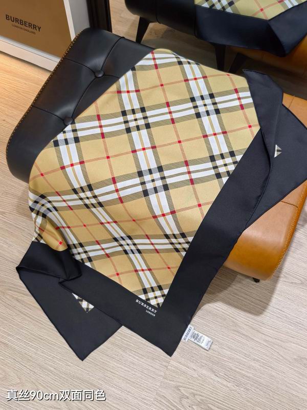 Burberry silk Scarf 90X90cm E10 (3)