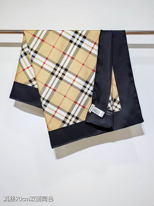 Burberry silk Scarf 90X90cm E10 (7)