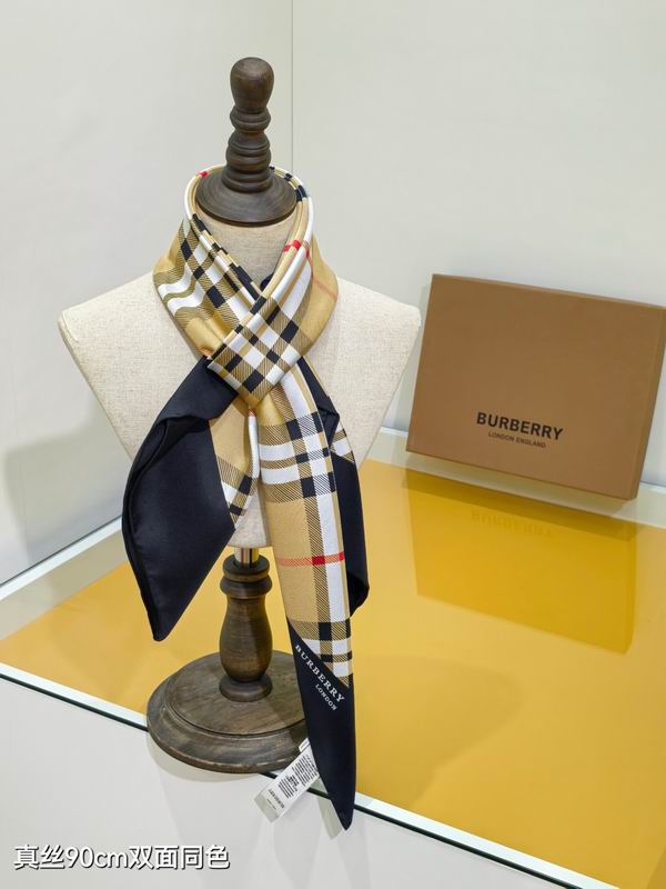 Burberry silk Scarf 90X90cm E10 (9)