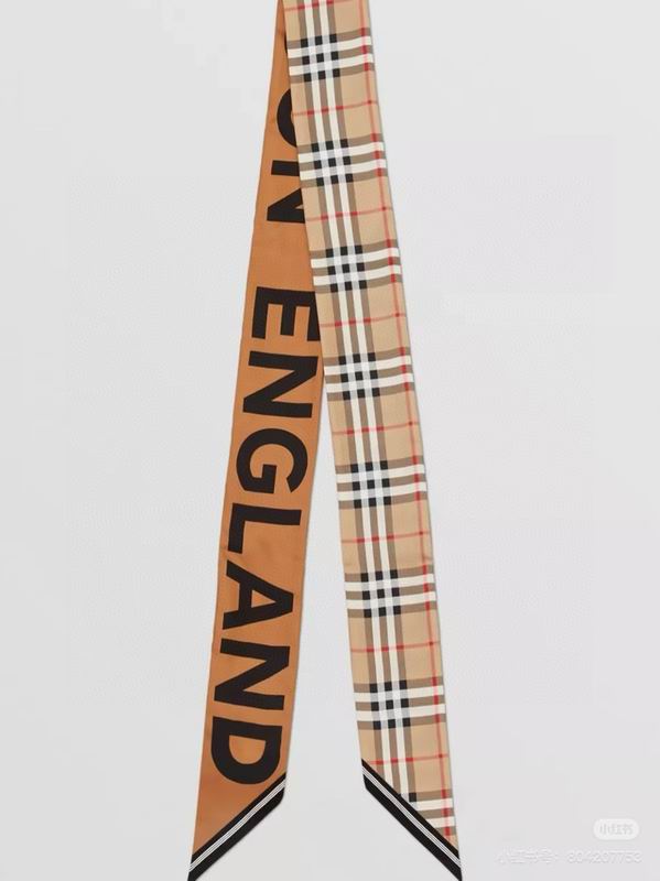 Burberry silk ribbon 120X8cm E04 (8)