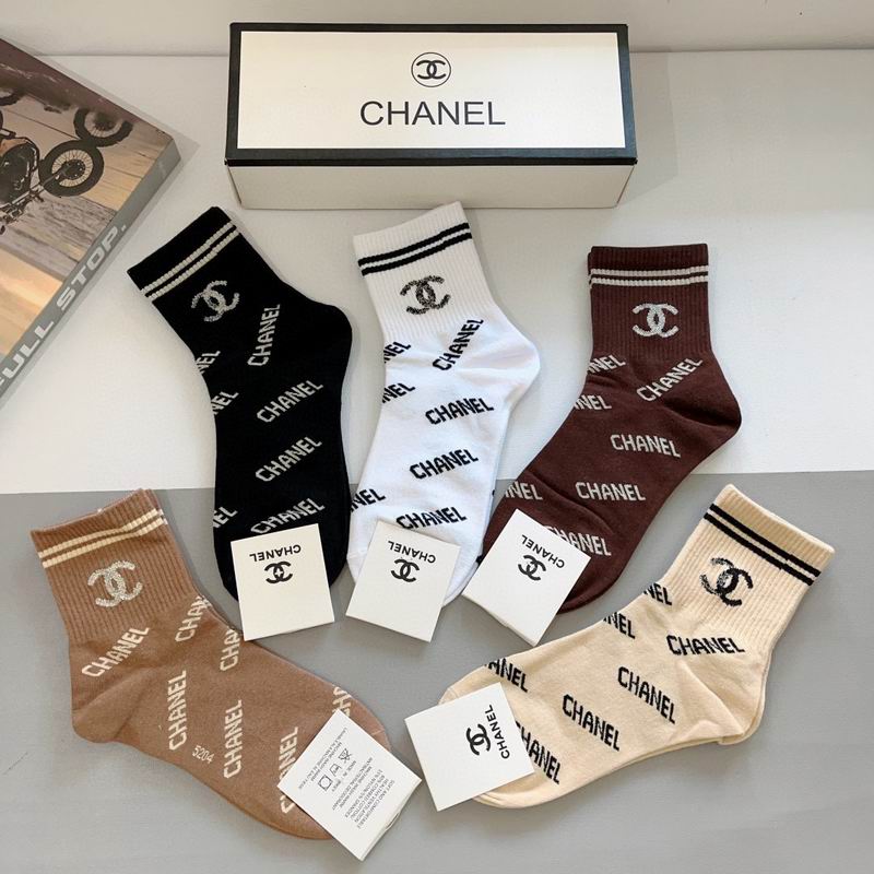 Chanel socks QY (15)
