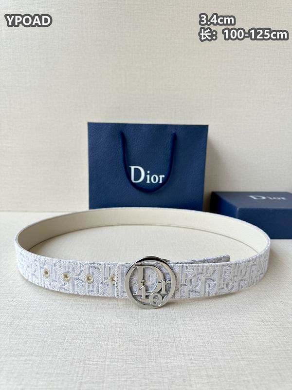 Dior belt 34mmX100-125cm 8L (23)