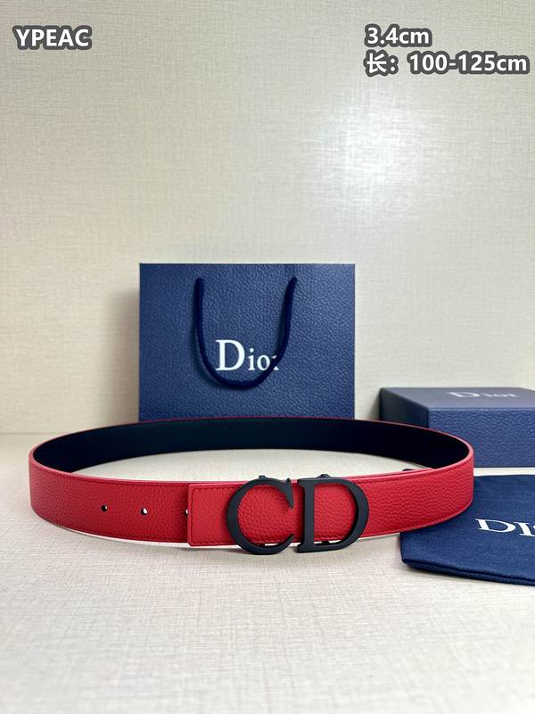 Dior belt 34mmX100-125cm 8L (27)