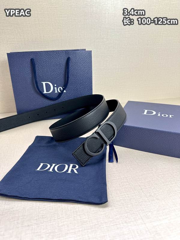Dior belt 34mmX100-125cm 8L (36)