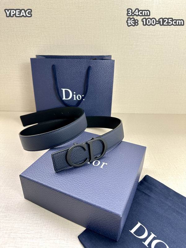 Dior belt 34mmX100-125cm 8L (42)