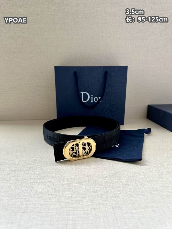 Dior belt 35mmX95-125cm 8L (38)