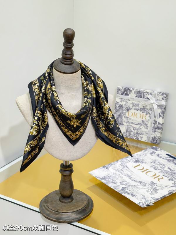Dior silk Scarf 90X90cm E07 (22)