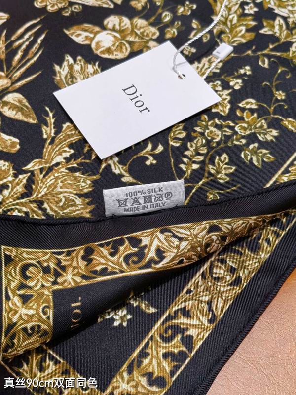 Dior silk Scarf 90X90cm E07 (25)