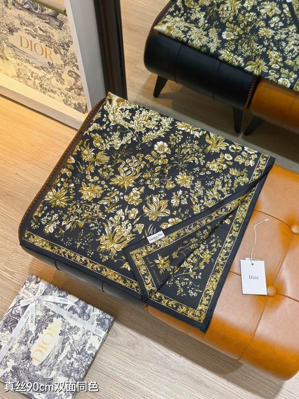 Dior silk Scarf 90X90cm E07 (27)