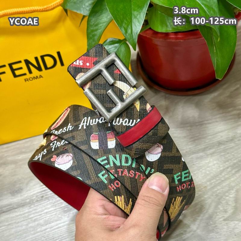Fendi belt 38mmX100-125cm 8L (17)