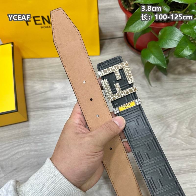 Fendi belt 38mmX100-125cm 8L (54)