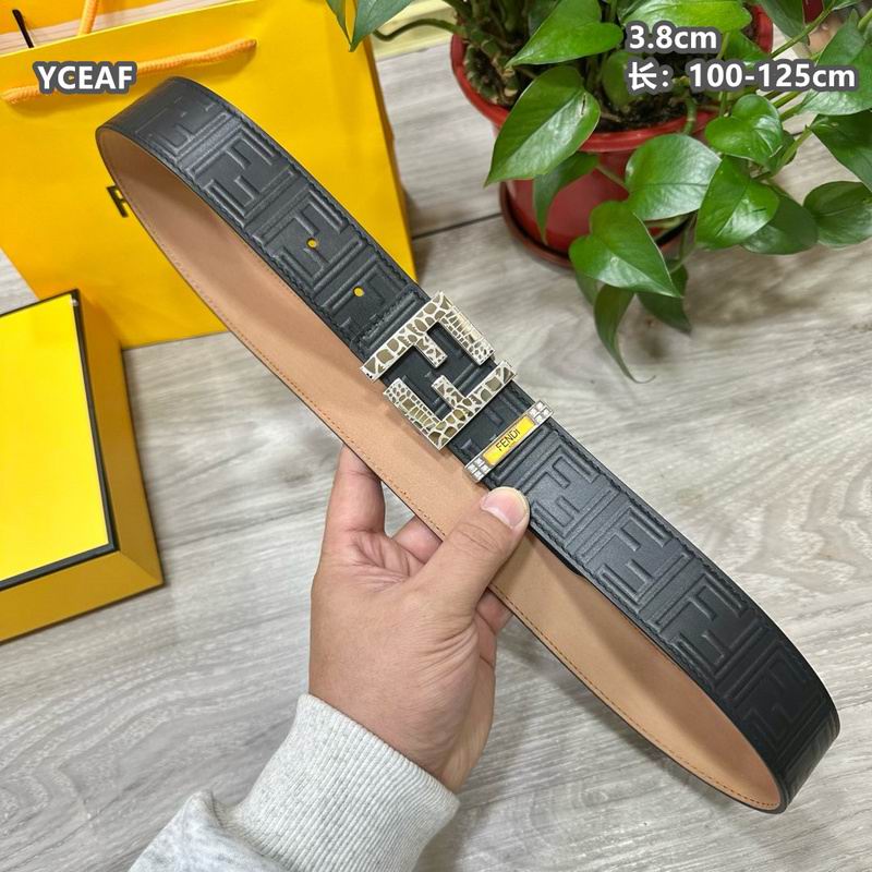 Fendi belt 38mmX100-125cm 8L (56)