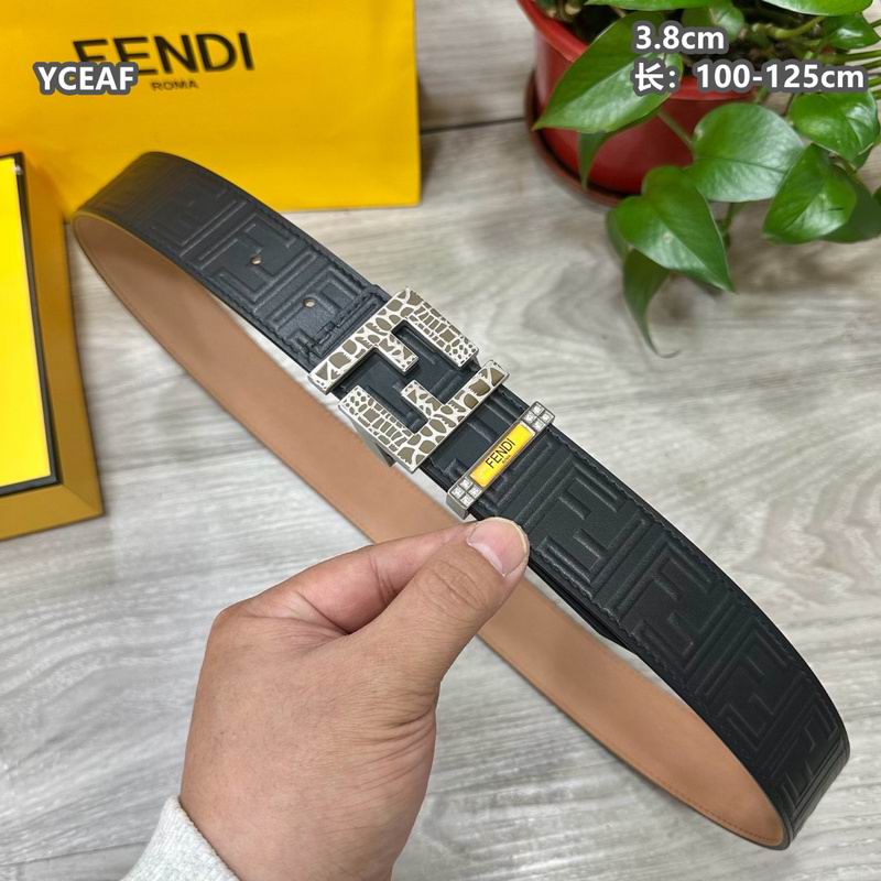 Fendi belt 38mmX100-125cm 8L (57)
