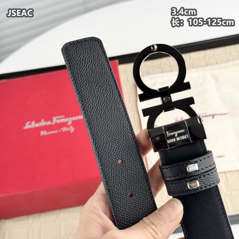 Ferragamo belt 34mmX105-125cm 8L (1)