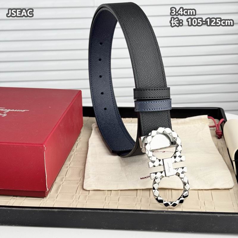 Ferragamo belt 34mmX105-125cm 8L (10)