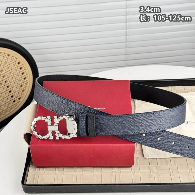 Ferragamo belt 34mmX105-125cm 8L (11)