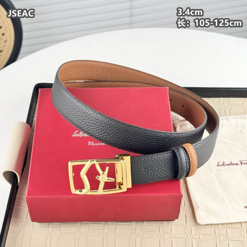 Ferragamo belt 34mmX105-125cm 8L (13)