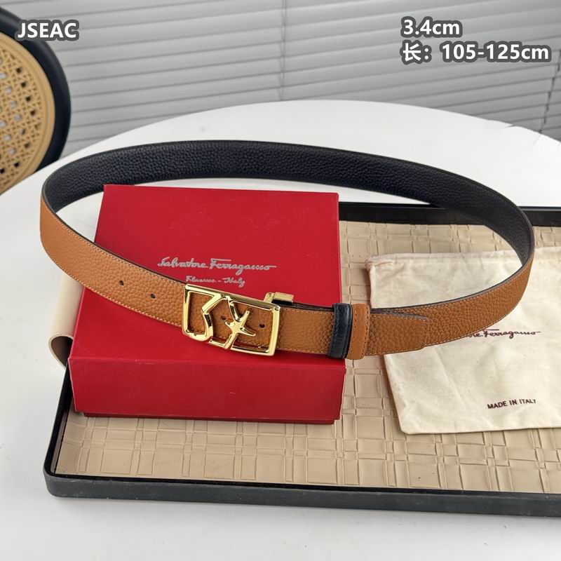 Ferragamo belt 34mmX105-125cm 8L (16)