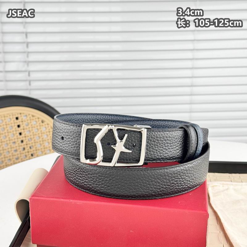 Ferragamo belt 34mmX105-125cm 8L (17)