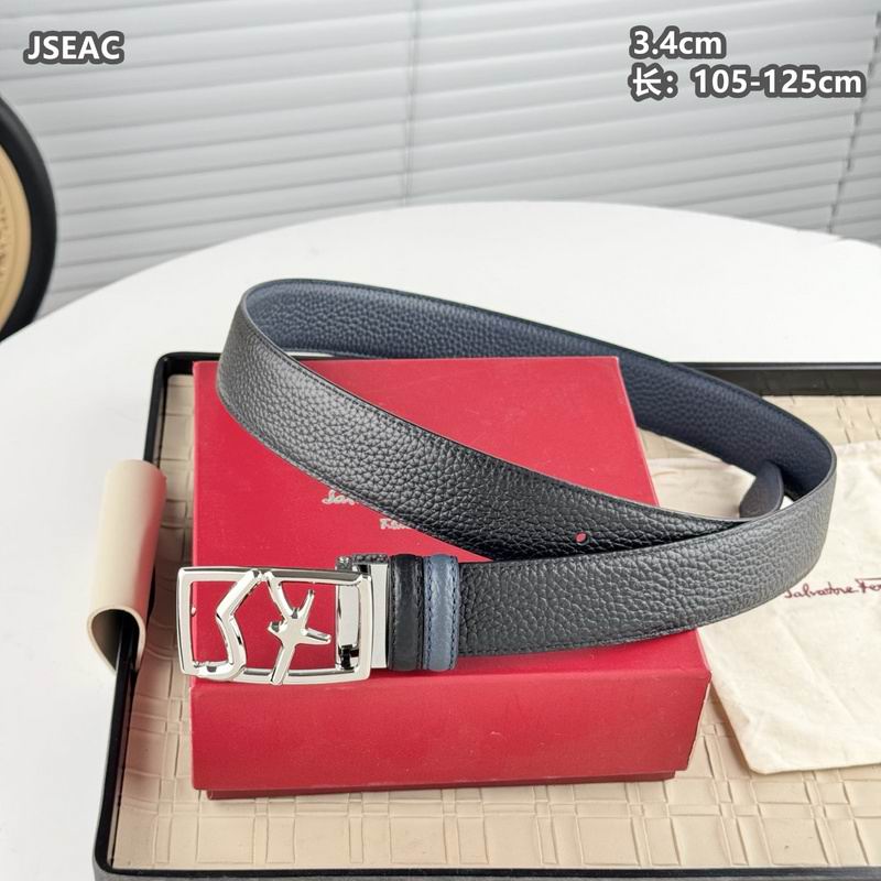 Ferragamo belt 34mmX105-125cm 8L (18)