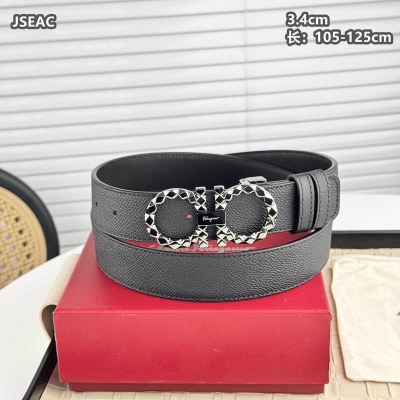 Ferragamo belt 34mmX105-125cm 8L (2)