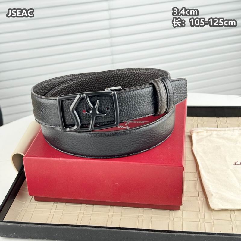 Ferragamo belt 34mmX105-125cm 8L (22)