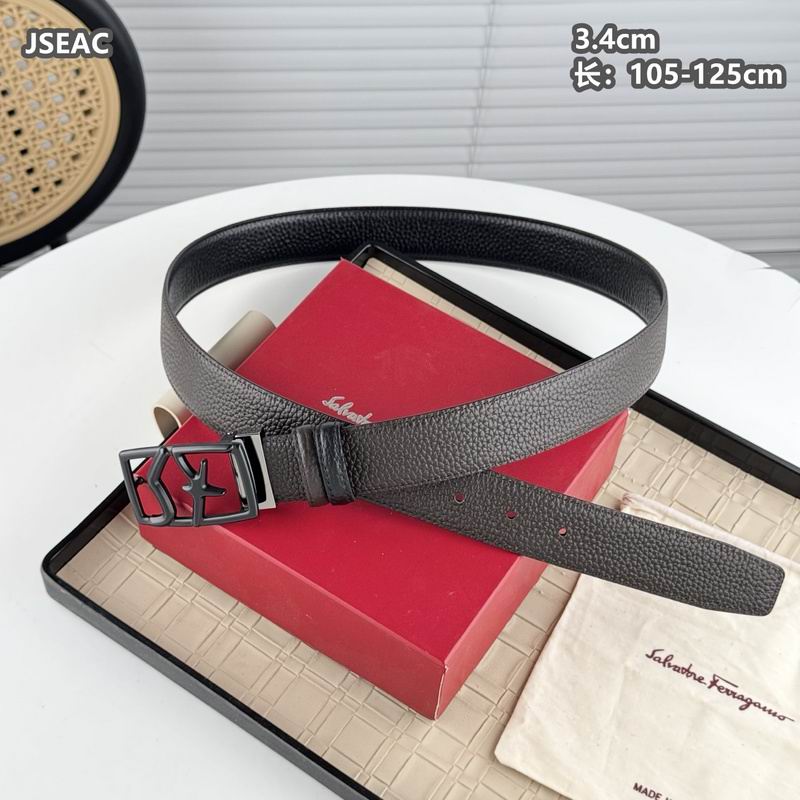 Ferragamo belt 34mmX105-125cm 8L (23)