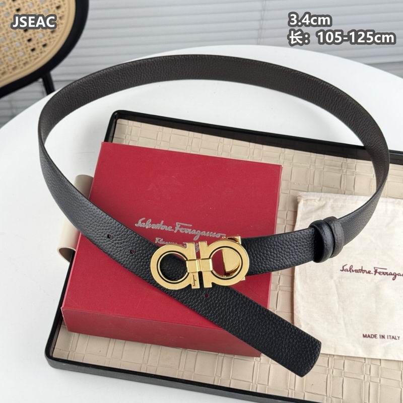 Ferragamo belt 34mmX105-125cm 8L (26)