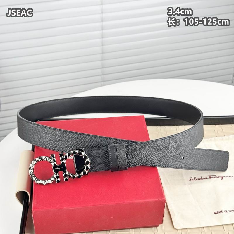 Ferragamo belt 34mmX105-125cm 8L (3)