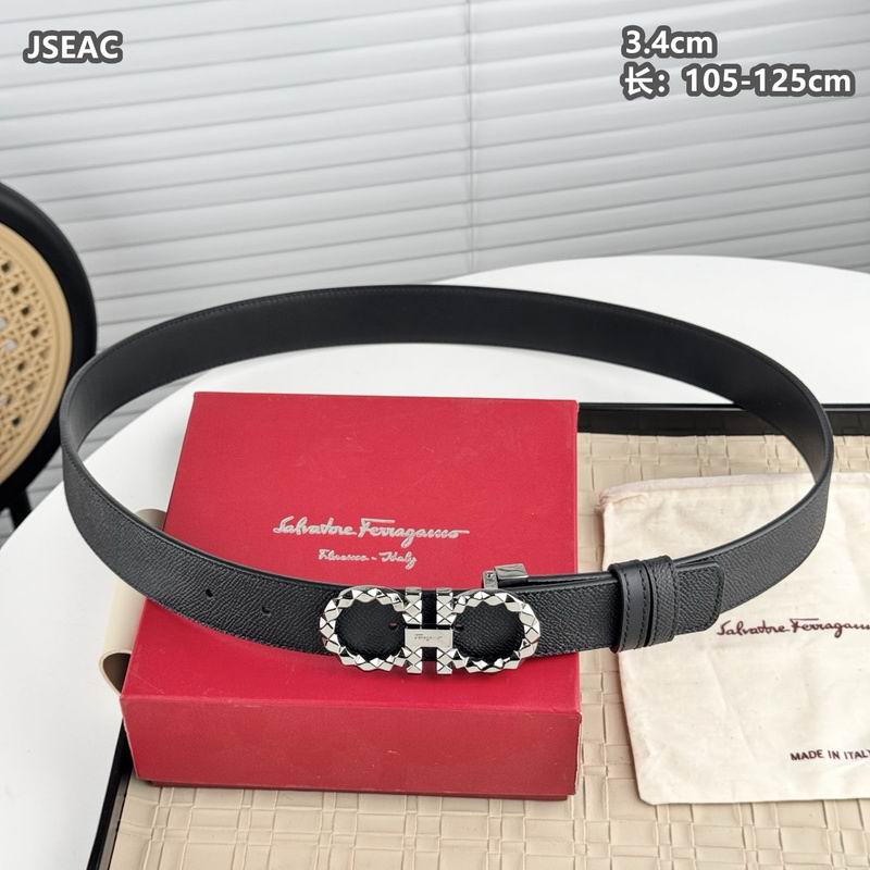 Ferragamo belt 34mmX105-125cm 8L (4)