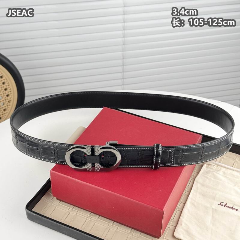 Ferragamo belt 34mmX105-125cm 8L (48)