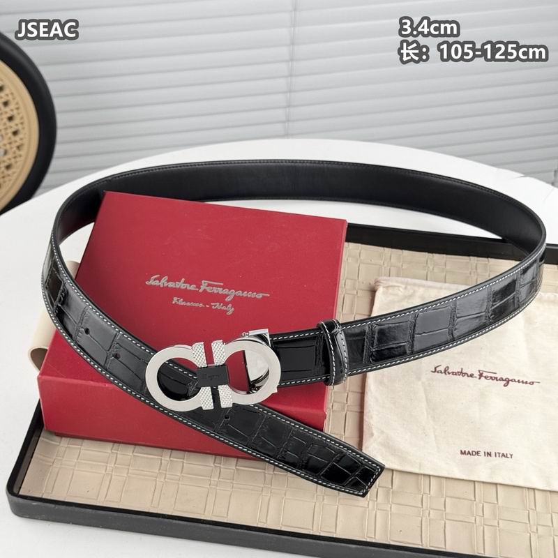 Ferragamo belt 34mmX105-125cm 8L (49)