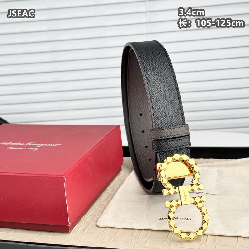 Ferragamo belt 34mmX105-125cm 8L (5)